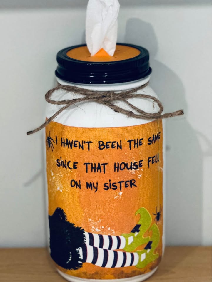 Farmhouse, Where is our Witchy Sister Tissue Jar?