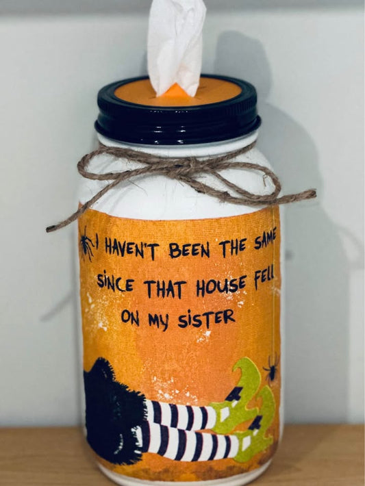 Farmhouse, Where is our Witchy Sister Tissue Jar?
