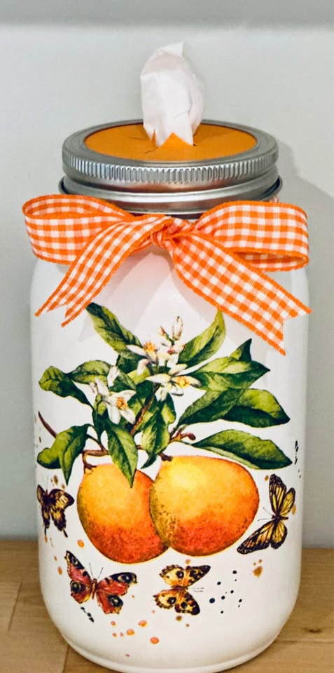Farmhouse Fruit for Summer Tissue Jar